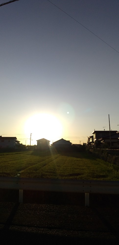 6/7　今朝の空