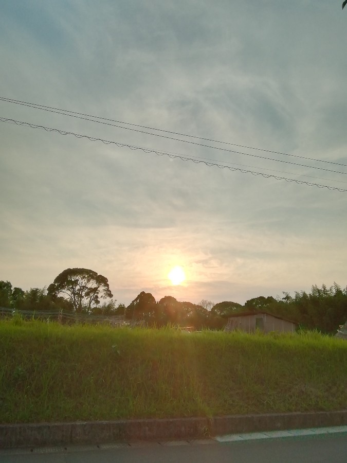 夕日