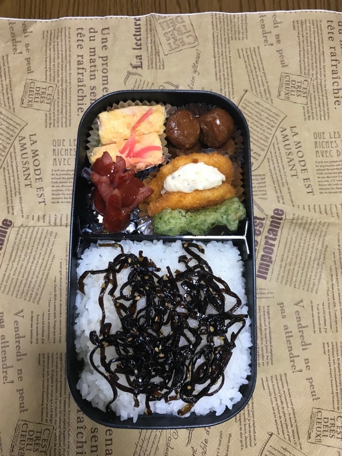 今日の男飯弁当(*^^)v