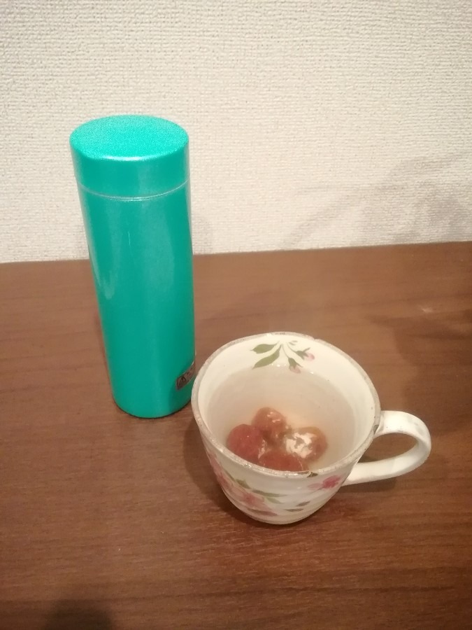 梅湯と玄米コーヒー