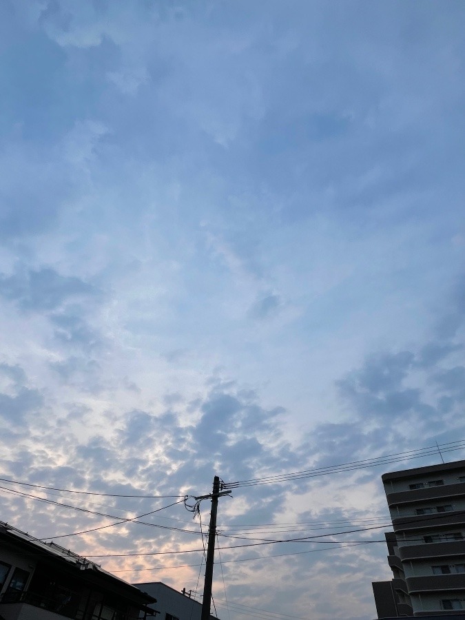 6/17 日の出時刻の空