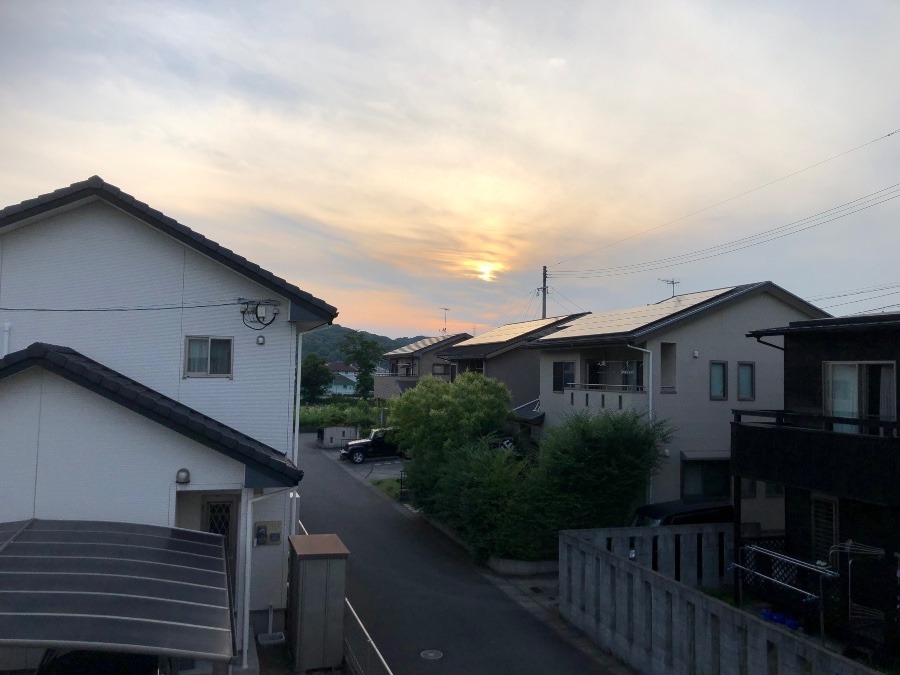 ✨今日の夕日✨