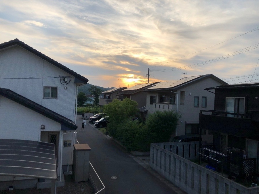 ✨今日の夕日✨