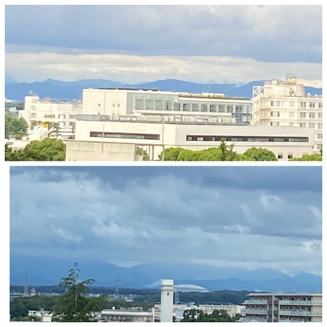 今朝の富士山