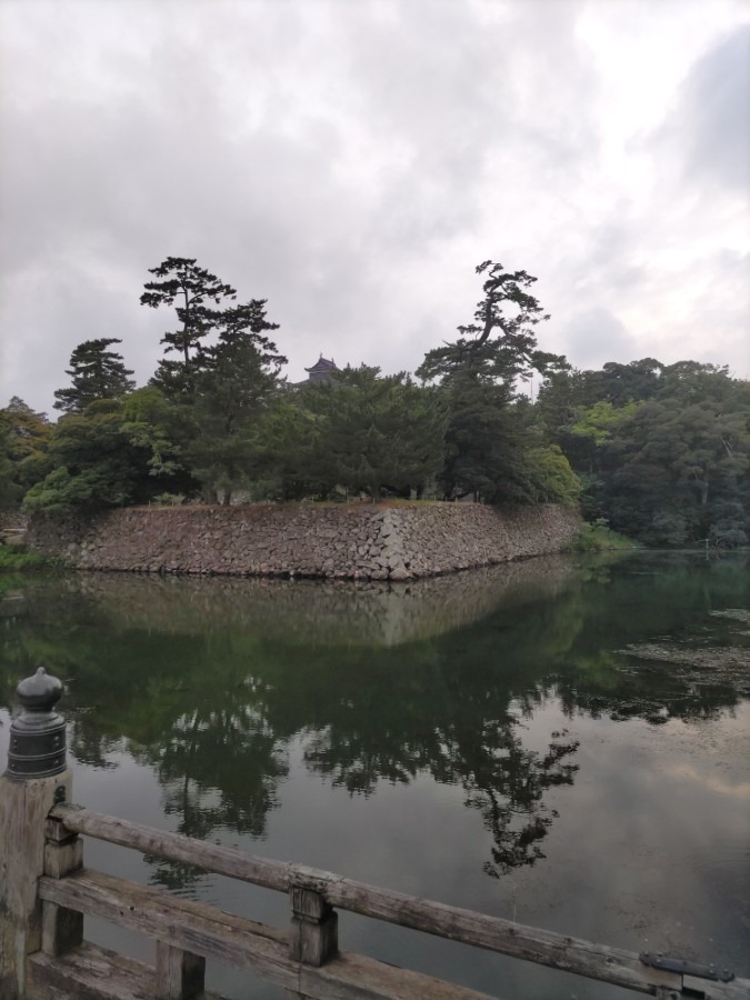 黄昏時の塩見縄手