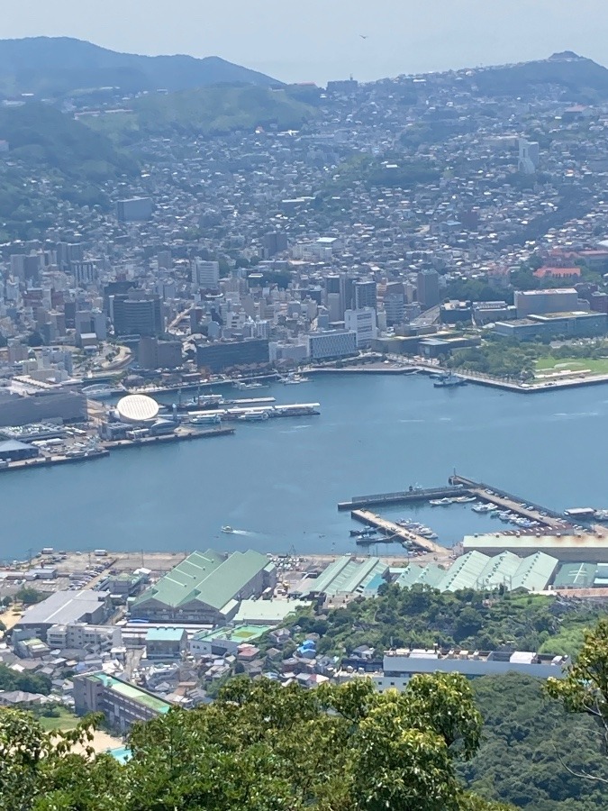 稲佐山から港