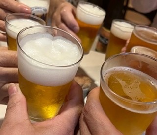 乾杯はビールよね！