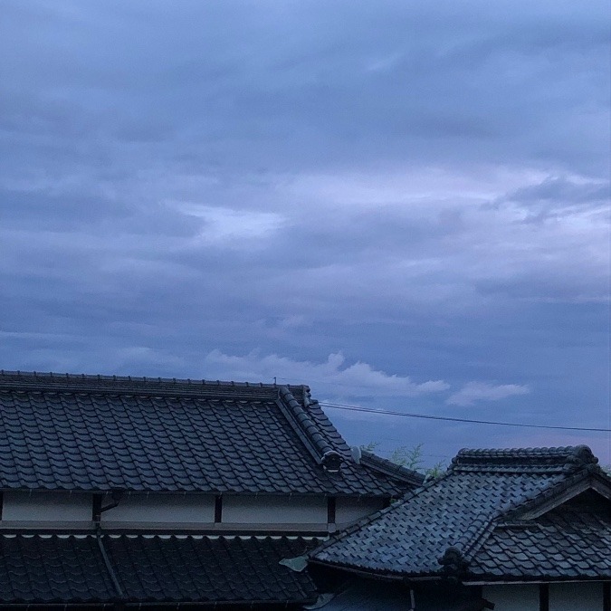 台風接近か❗️