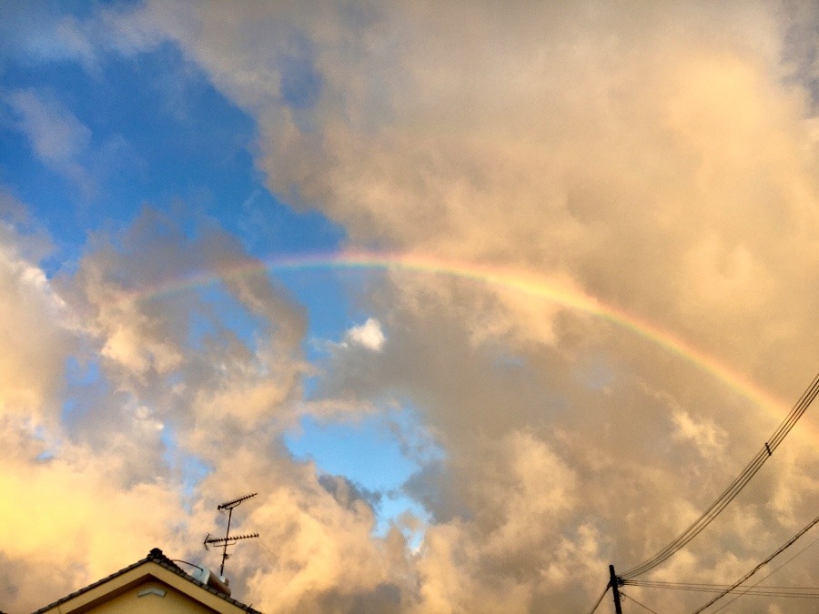 ⭕️ 素敵な虹🌈、(^O^)