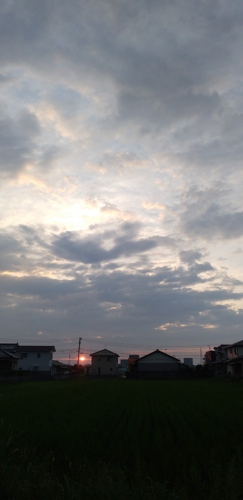 7/24　今朝の空