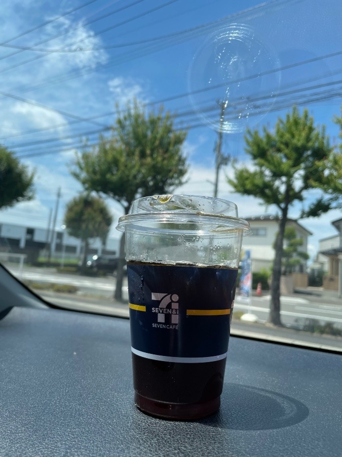 青のコーヒー持って♪