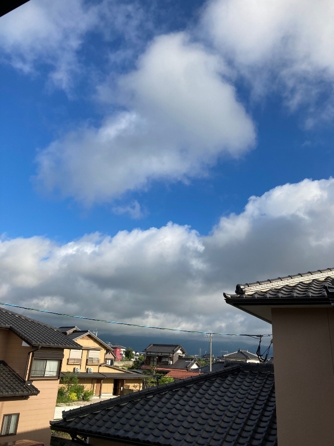 7時17分西の空