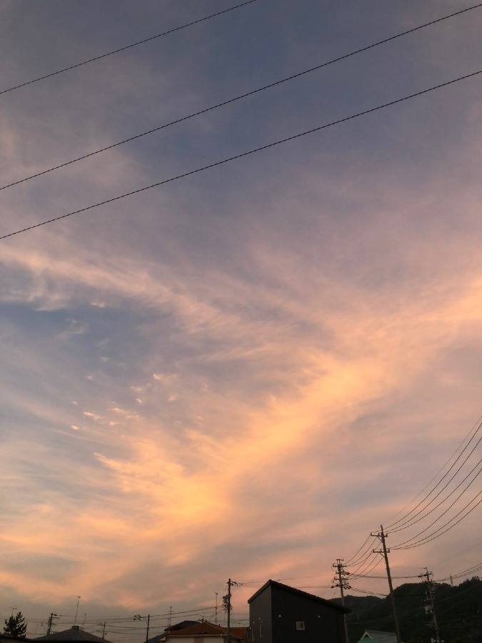 昨夕の空⛅️