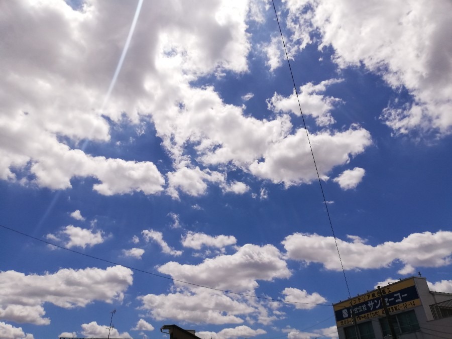 お昼頃の空