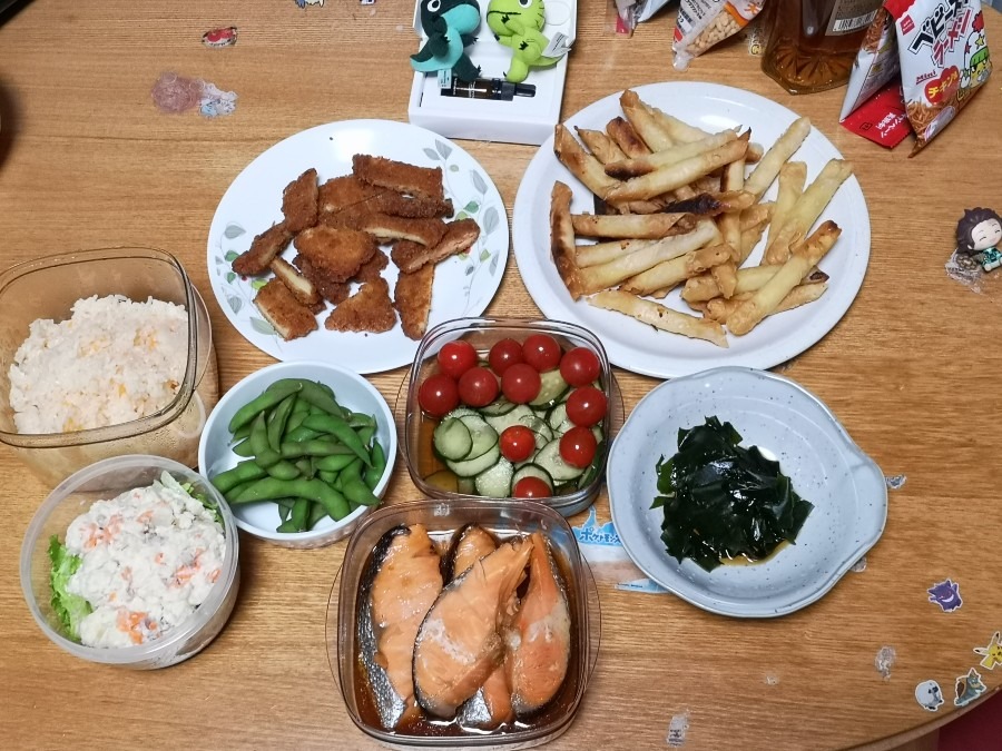 ７月18日　孫と息子ご飯✨✨✨