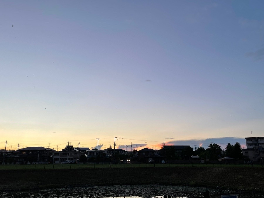 今日の夕暮れ時