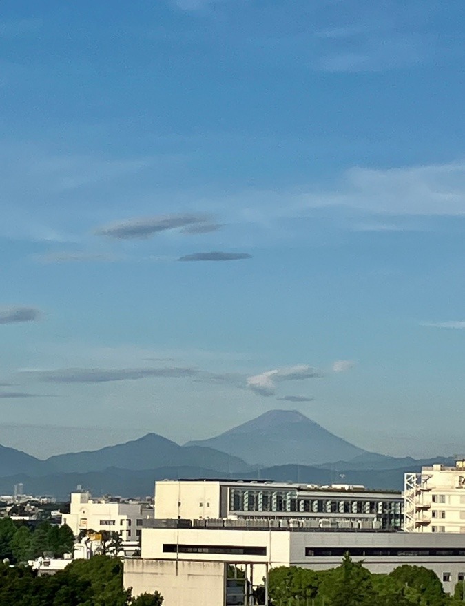 今朝の富士山