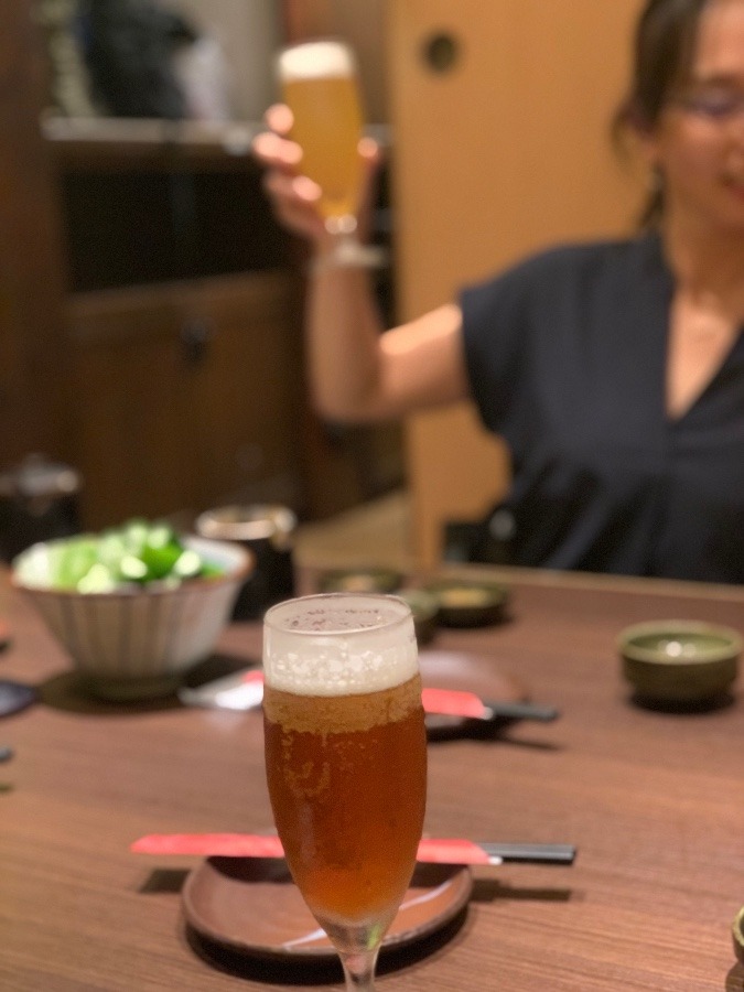 乾杯❗️今日もありがとう❗️