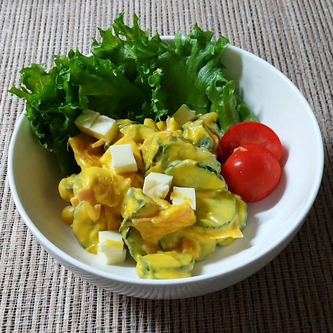 ちゃちゃっとカボチャのサラダ🥗