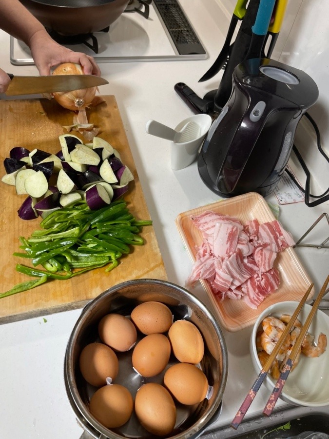 昨日の晩御飯　準備編