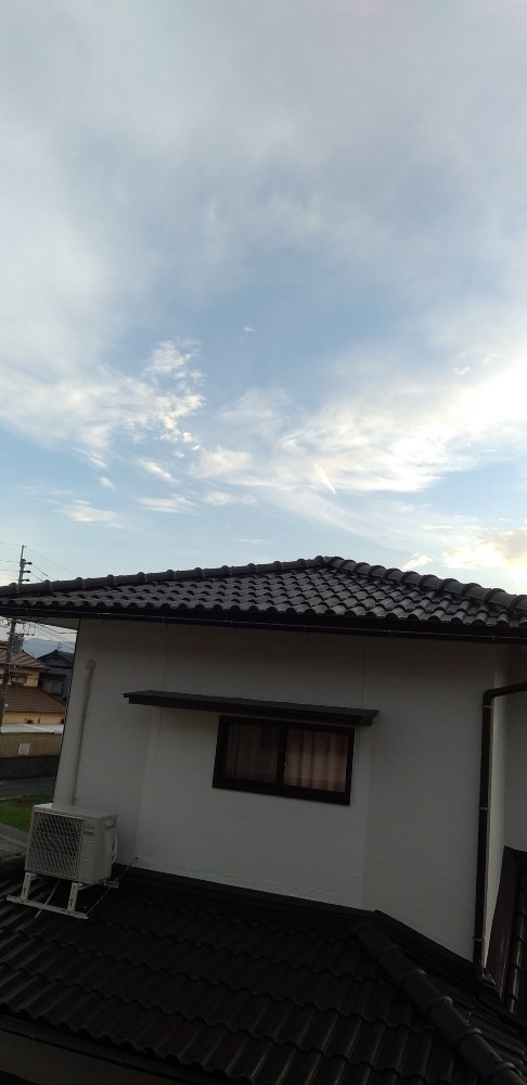 久しぶりの青空