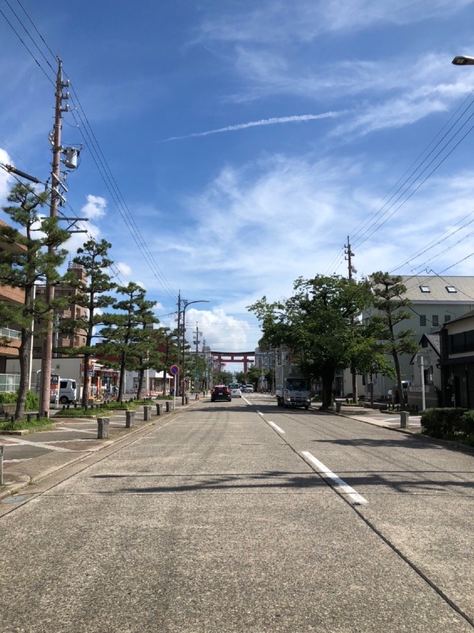 こちらが参道⛩