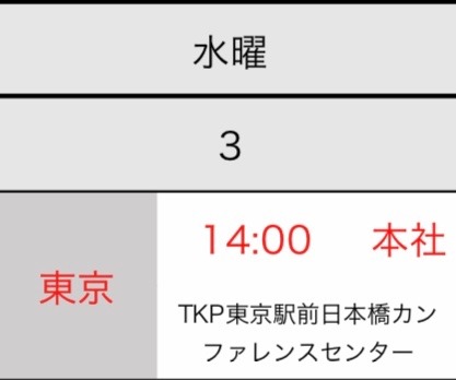 月初ミーティング in 東京