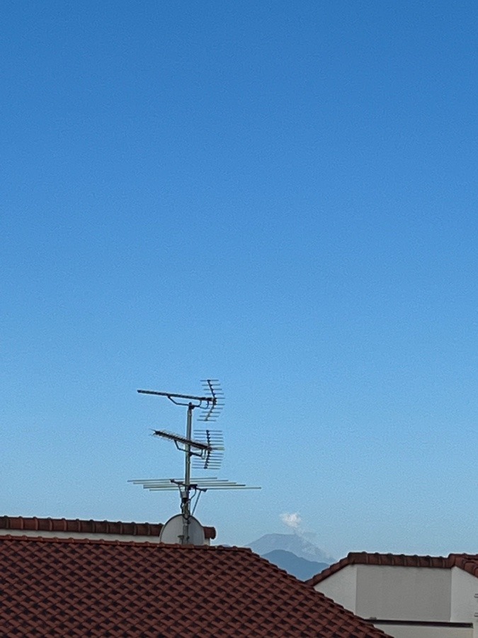 今朝の富士山⭐️