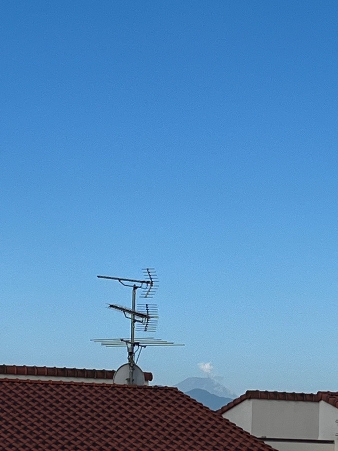 今朝の富士山⭐️