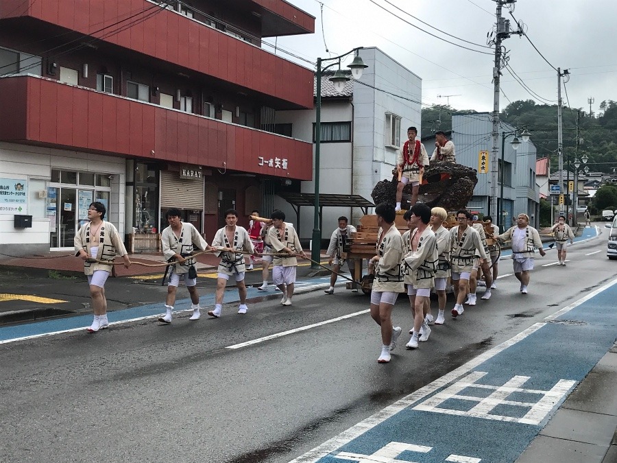 どしゃ降りだった…