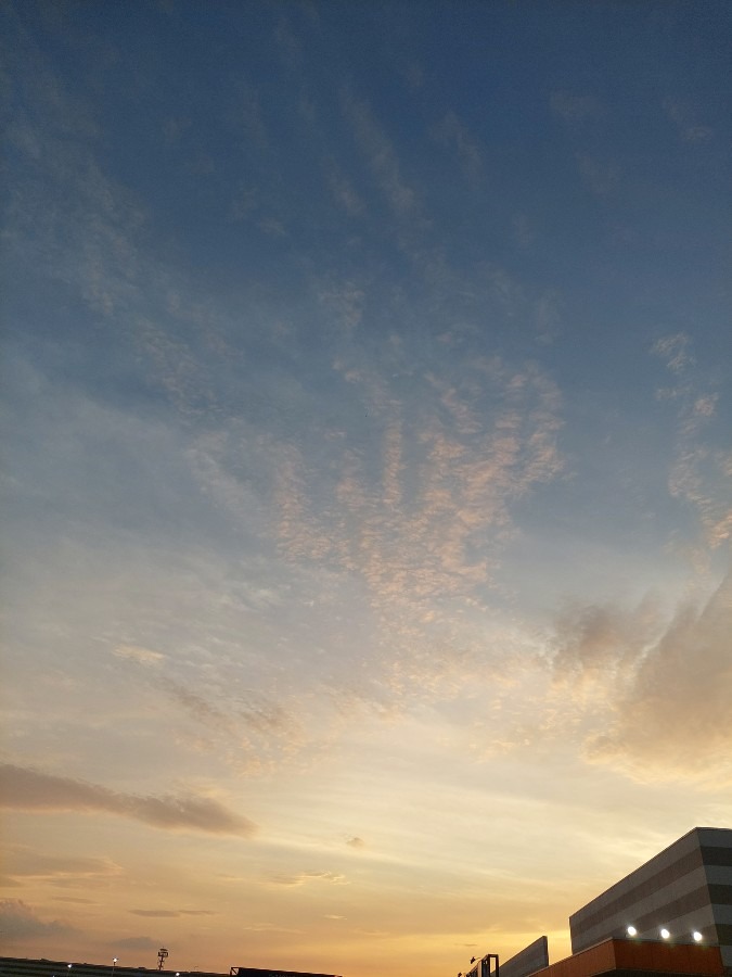 7/20今日の夕焼け