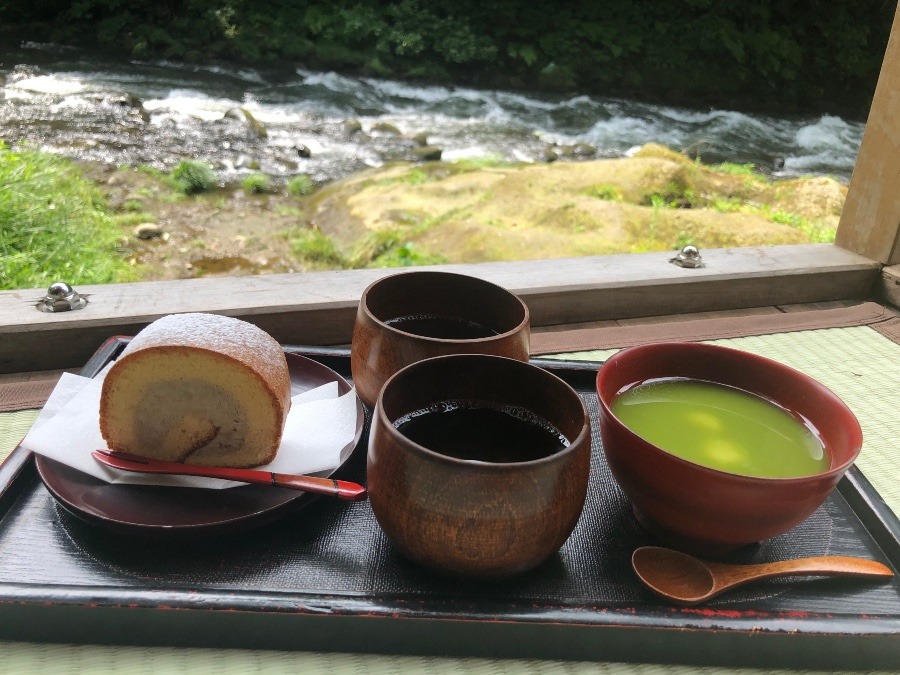 山中温泉川床♫