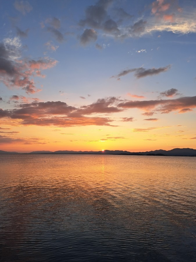 宍道湖の夕日