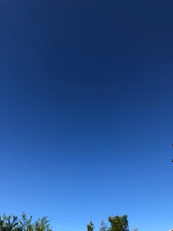 今朝の空☀️