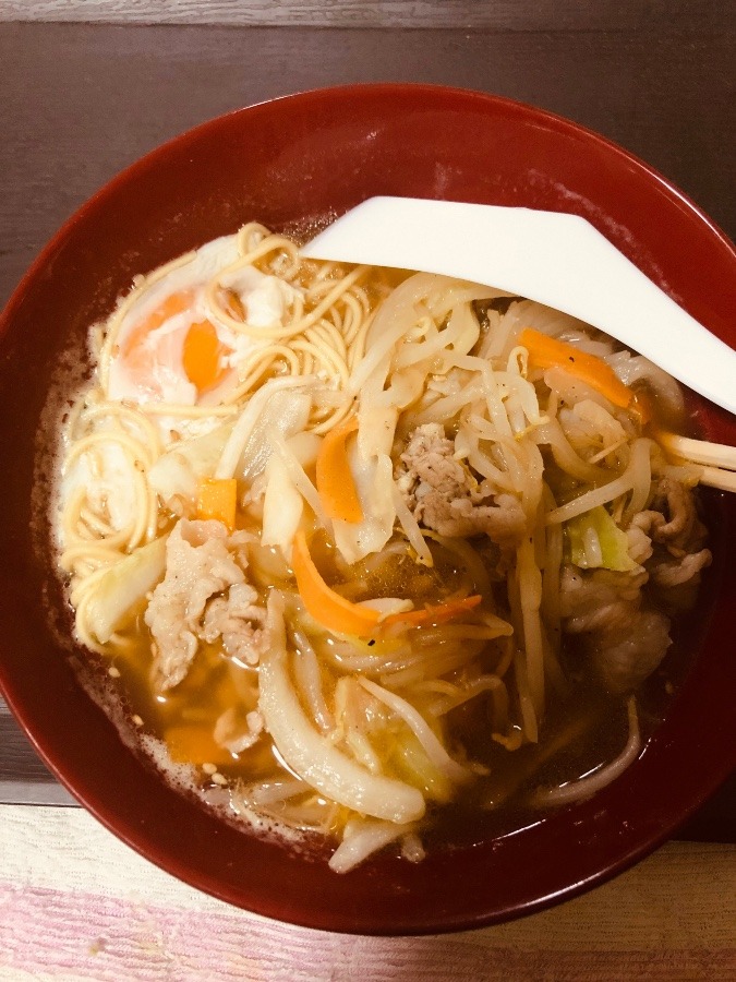 野菜炒めラーメン