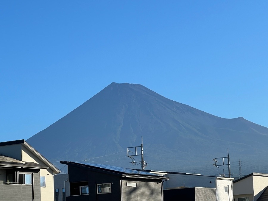 早朝の富士山