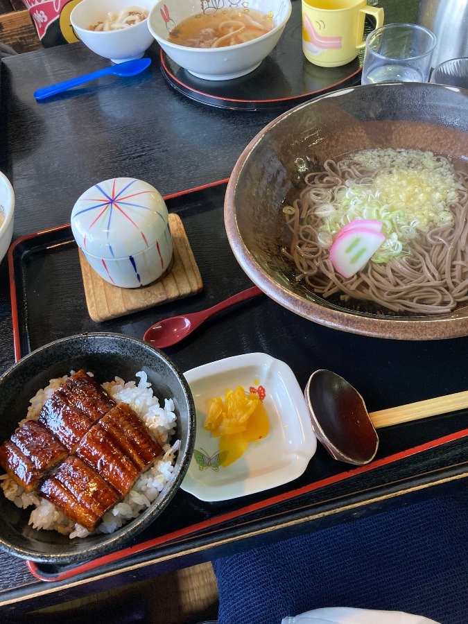 ミニ鰻丼と蕎麦膳