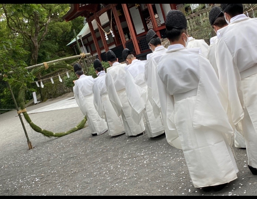 去年の６月30日  鹿児島神宮⛩🛤🤍