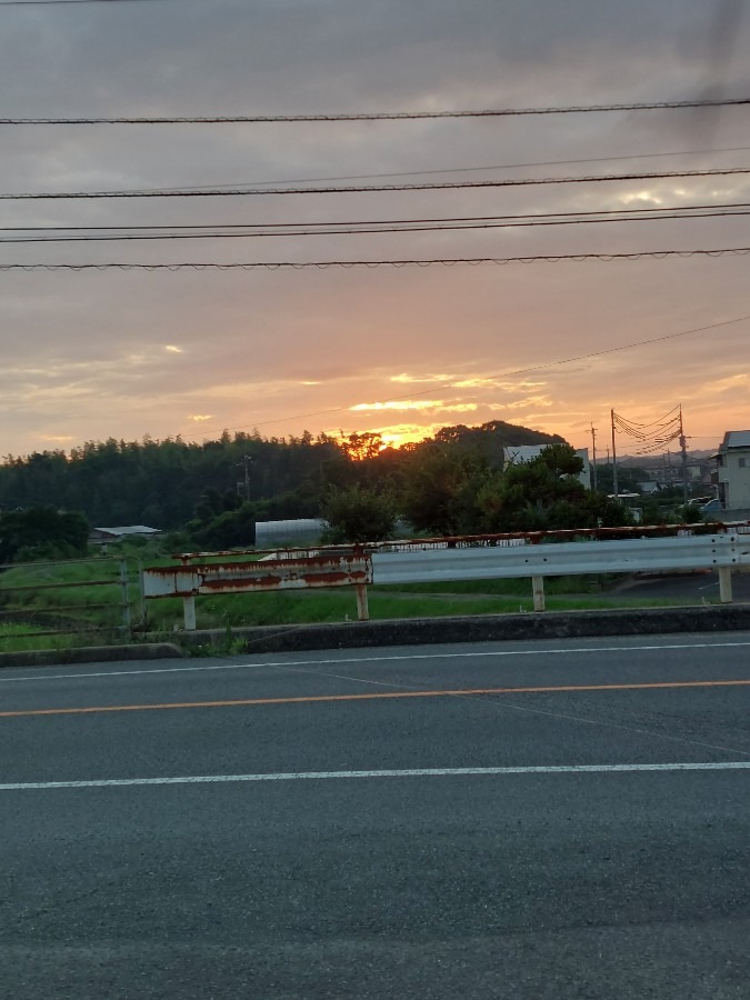 7/27夕焼け