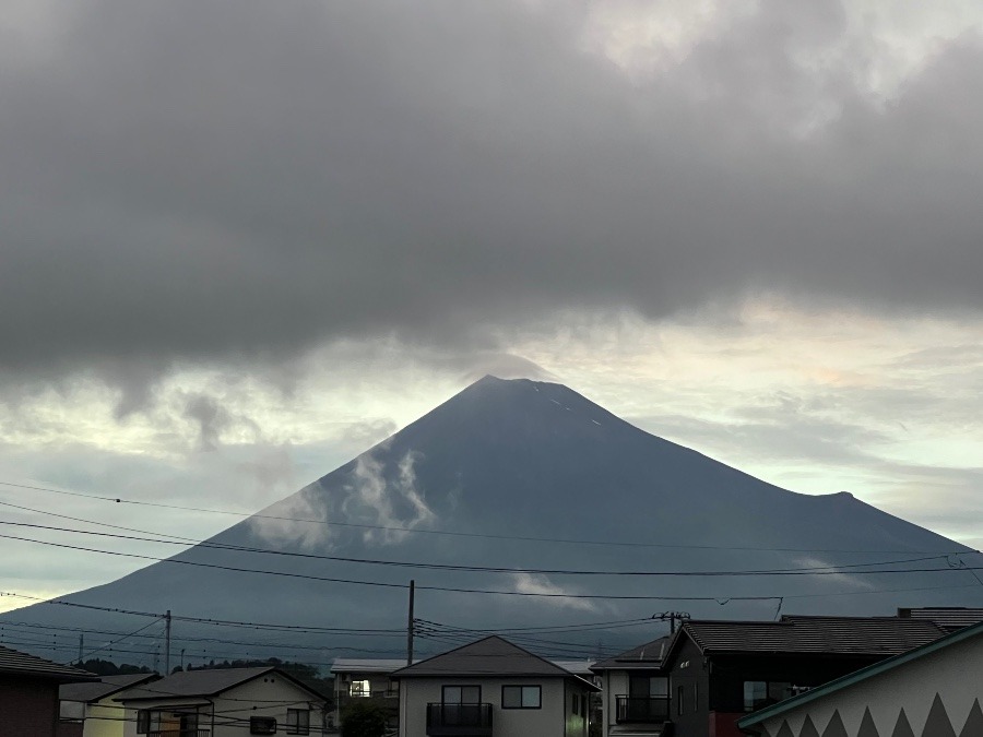 夕方の富士山