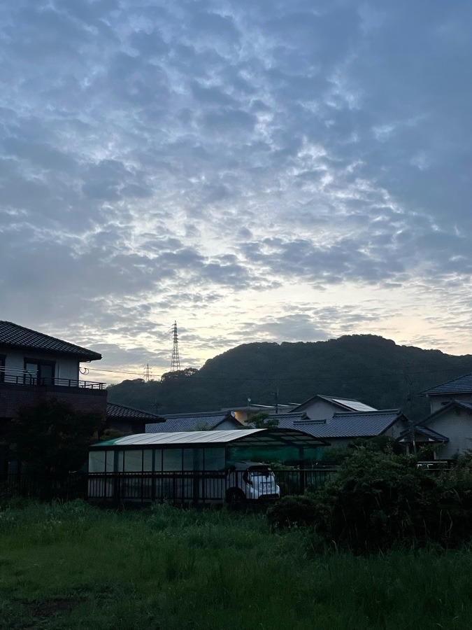 5時の空✨