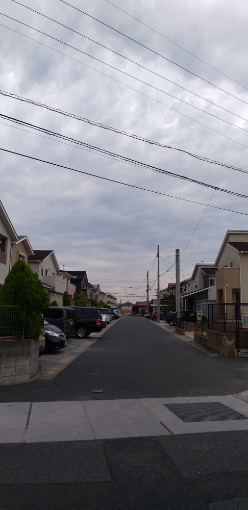 7/14　今朝の空