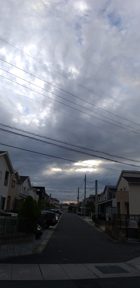 7/31　今朝の空