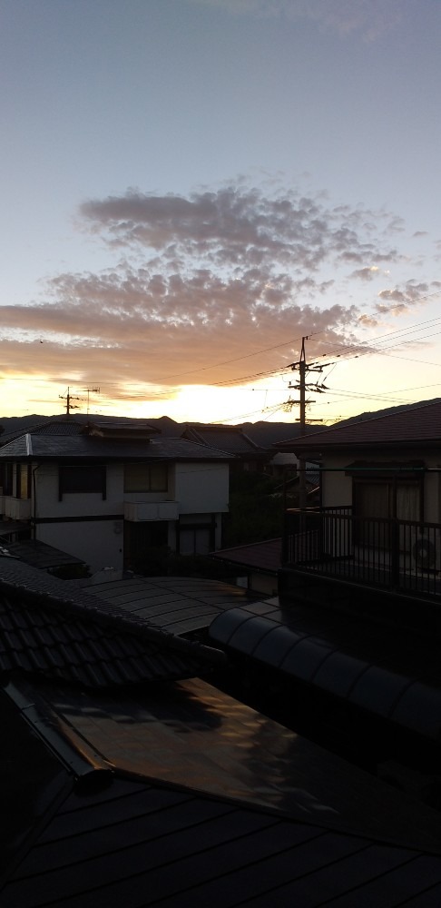 8/4　　夕空