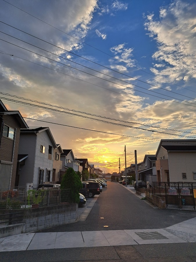 8/14　今朝の空