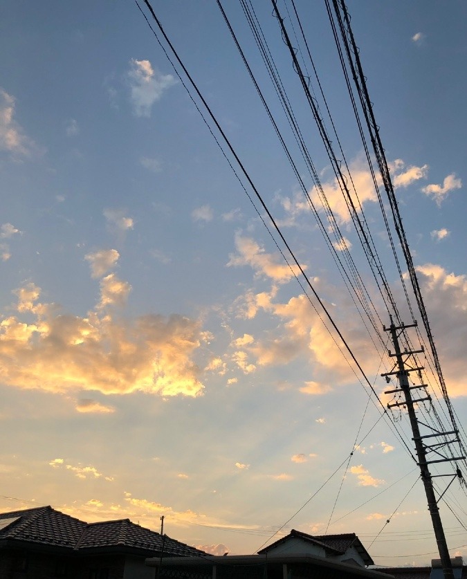 いつかの夕日（＾Ｏ＾☆♪