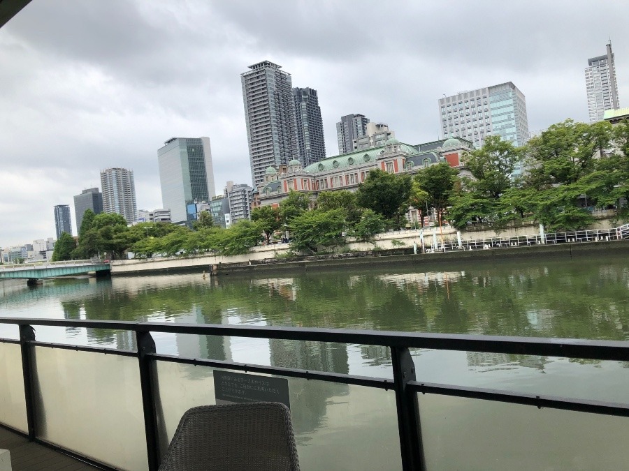 大江橋から大阪市役所❓