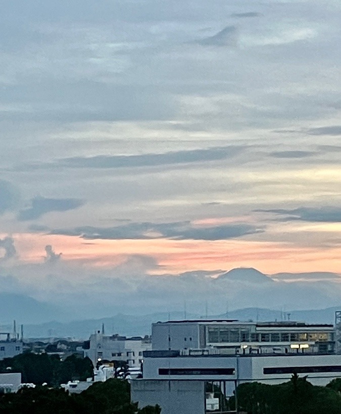 夕暮れの富士山②