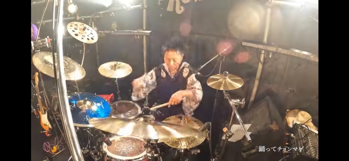 ドラム演奏の1枚パシャリ🥁😃✨