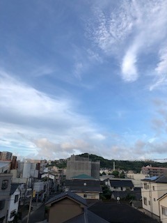 今朝の空